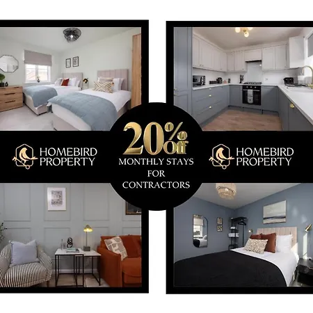 Luxuriou 5 Bedroom House By Homebird Management Short Lets & Serviced With Private Parking & Free Wifi * Leeds (West Yorkshire)